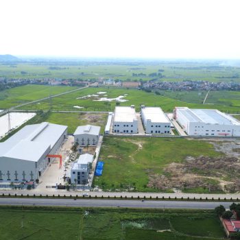 Toàn cảnh Cụm Công Nghiệp Yên Dương nhìn từ trên cao với hạ tầng đồng bộ, giao thông nội khu thuận tiện