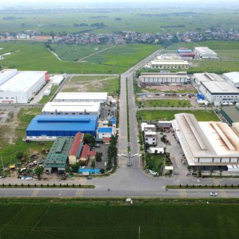 Toàn cảnh Cụm Công Nghiệp Yên Dương nhìn từ trên cao – Nam Định nay thuộc Ninh Bình mới