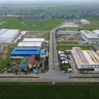 Industrial Cluster Yen Duong Y Yen Nam Dinh aerial view industrial real estate for SME startups.